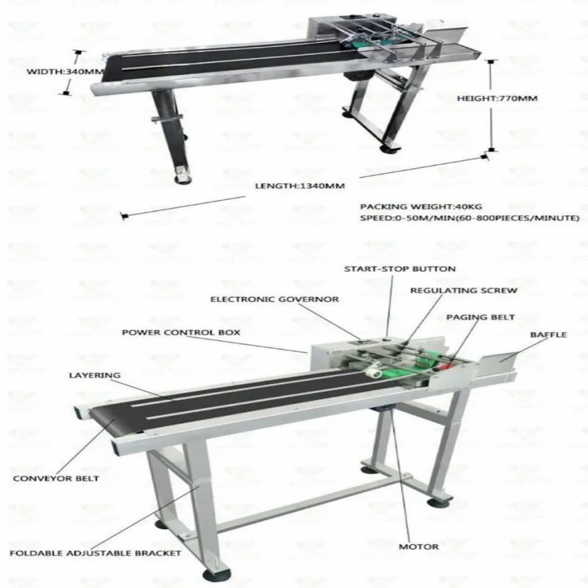 Packaging Stacker Belt Conveyor