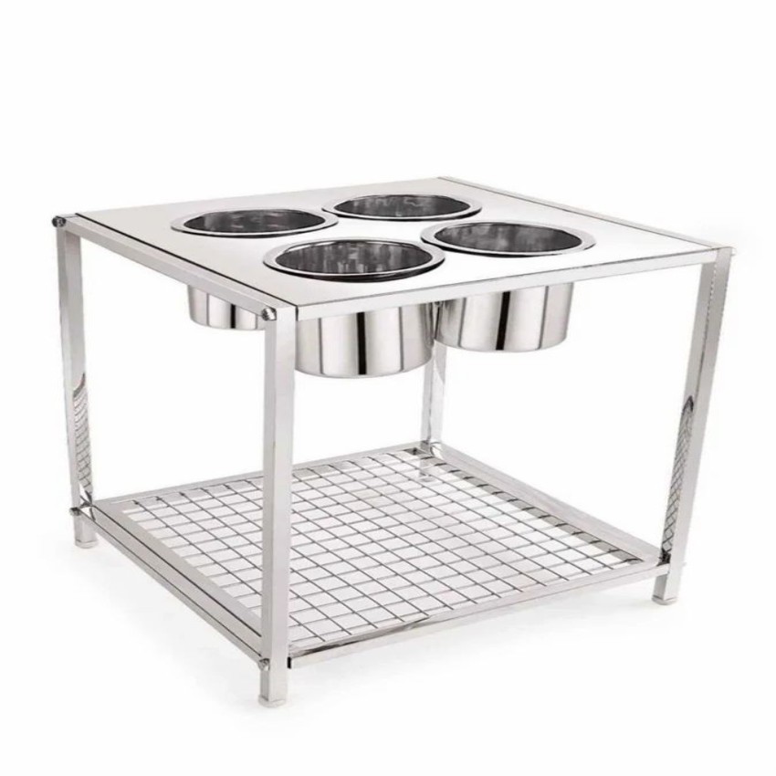 Stainless Steel 2 Shelf Masala Spice Box