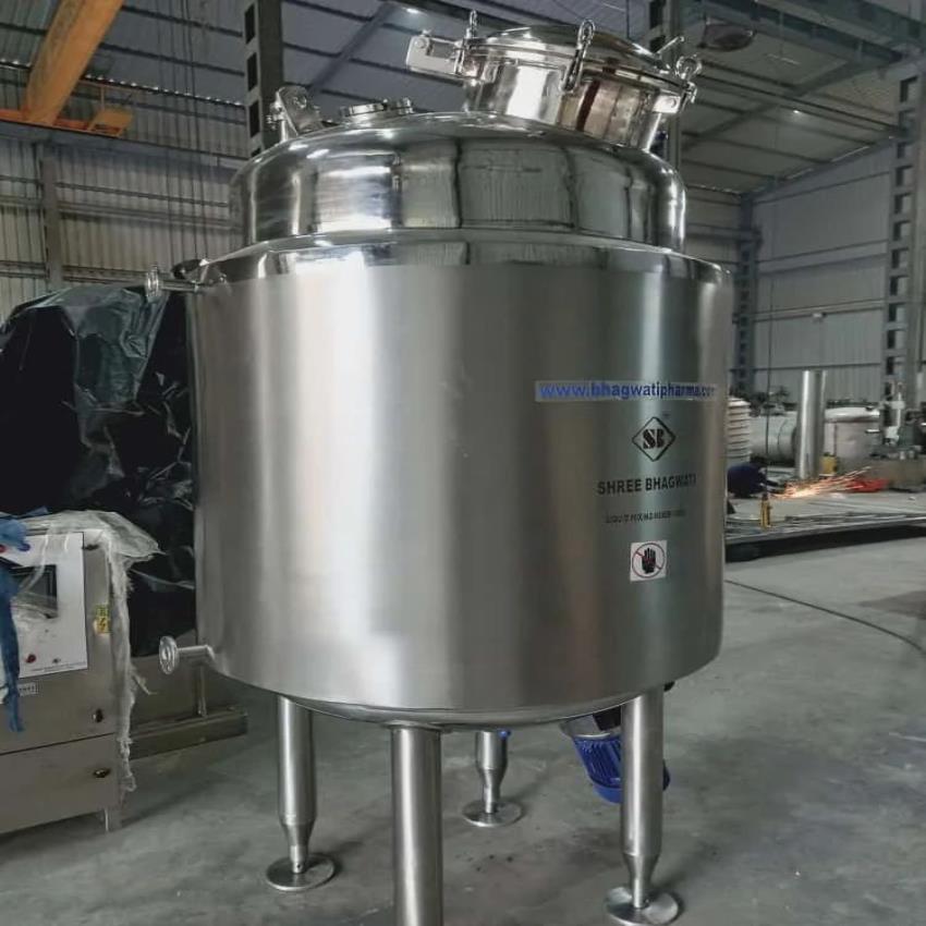Stainless Steel 3 Jacketed Agitator Vessel