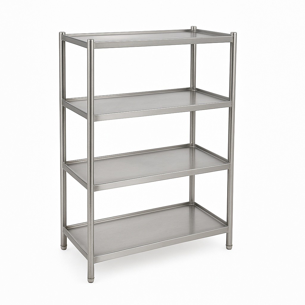 Stainless Steel 4 Shelf Plate Kitchen Rack