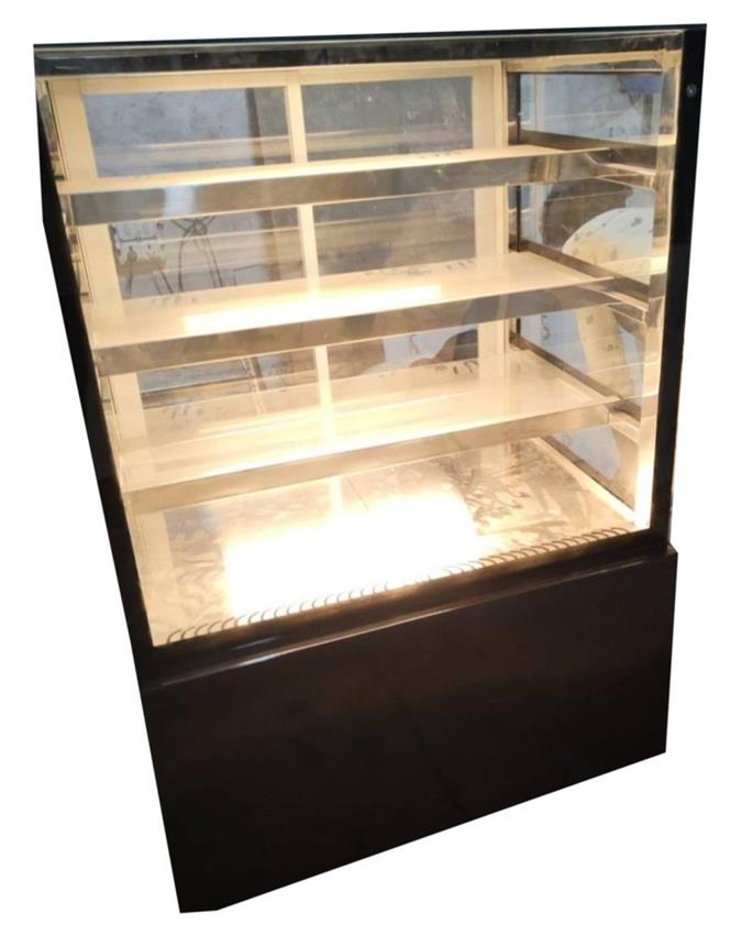 SS and Glass Flat Sweet Display Equipment, Bakery