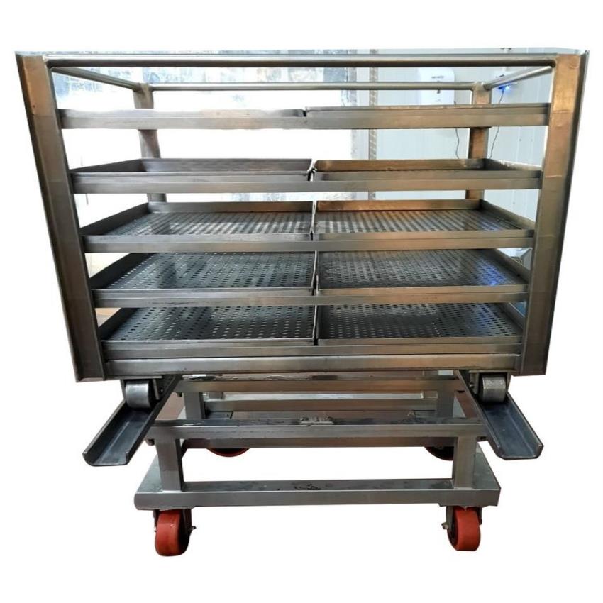 Industrial Stainless Steel Bakery Trolley