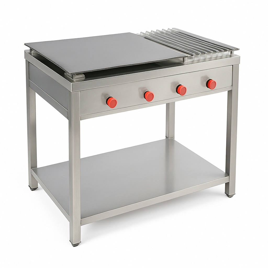 Rectangular Stainless Steel Bhatti