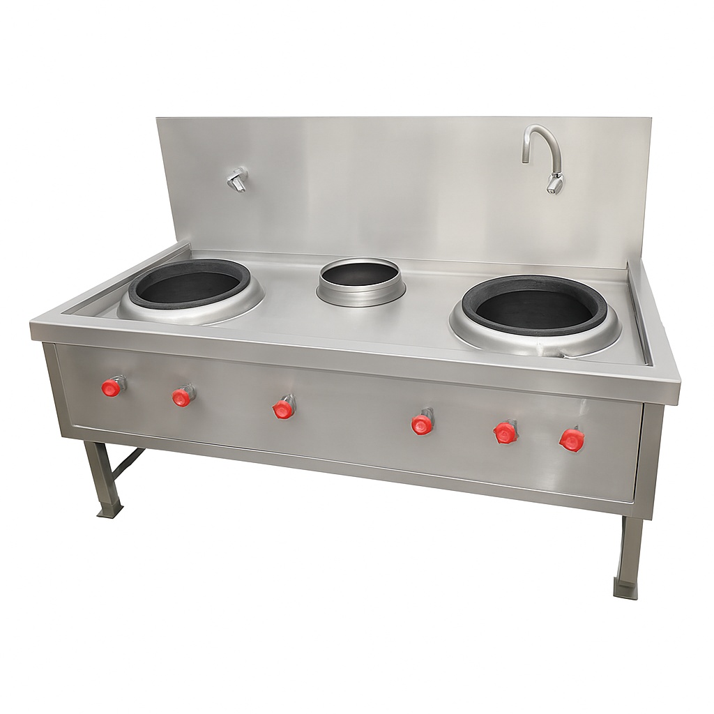 Stainless Steel Commercial Cooking Range