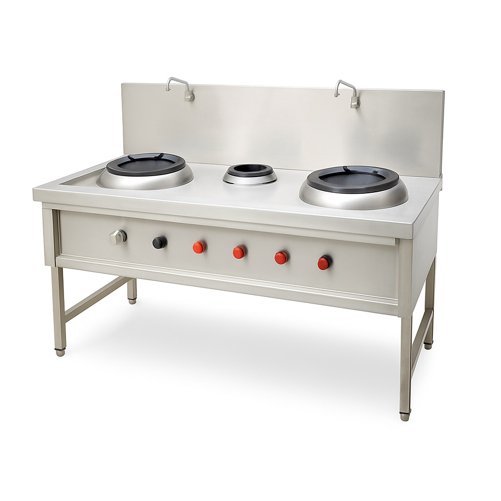 3-Burner SS 304 Chinese Range