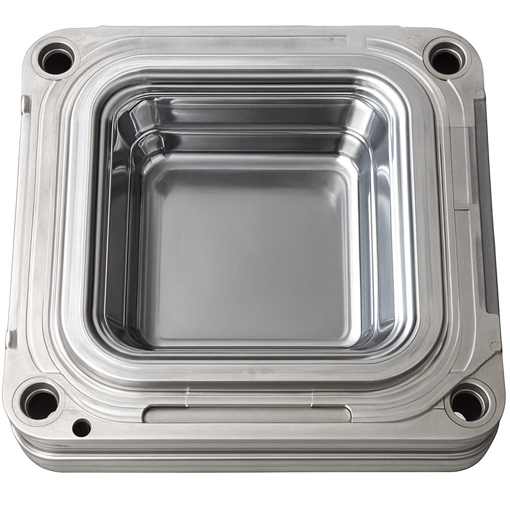 Stainless Steel Food Container Mould, Thin Wall, 9mm Thickness