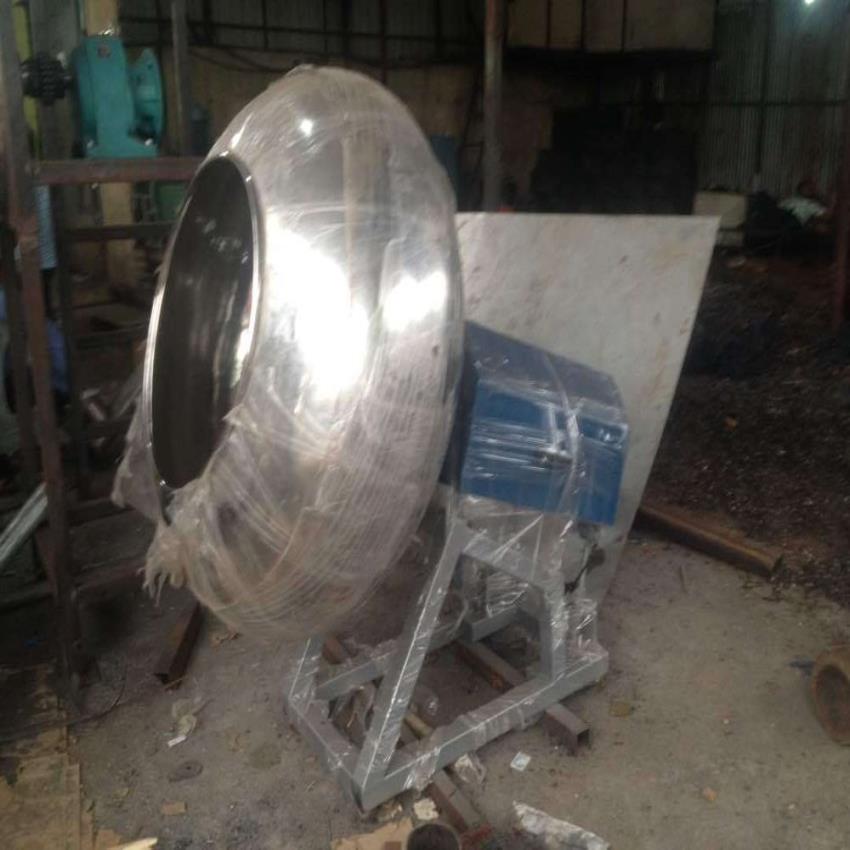 Semi-Automatic Stainless Steel Coating Pan