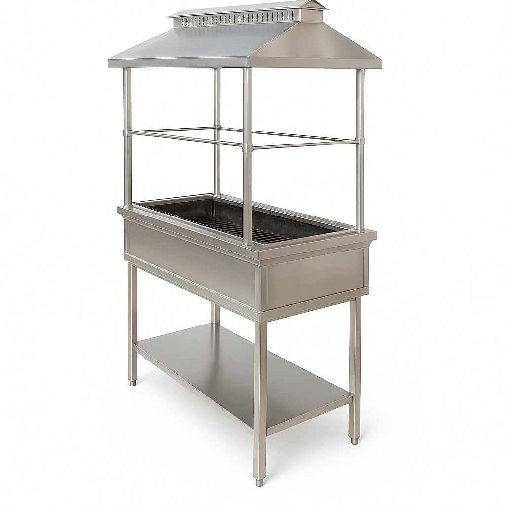 Portable Stainless Steel Commercial Barbecue Machine