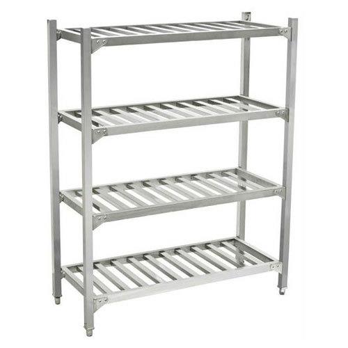 Stainless Steel Commercial Pot Rack, 4 Shelves
