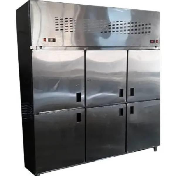 Stainless Steel Commercial Six Door Refrigerator, 1400-1600L