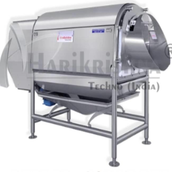 Stainless Steel Continuous Potato Abrasive Peeler