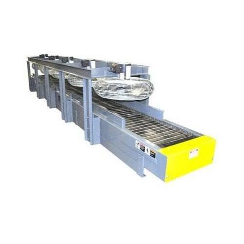 Stainless Steel Cooling Roller Conveyor, 100 kg/ft Capacity, 315V