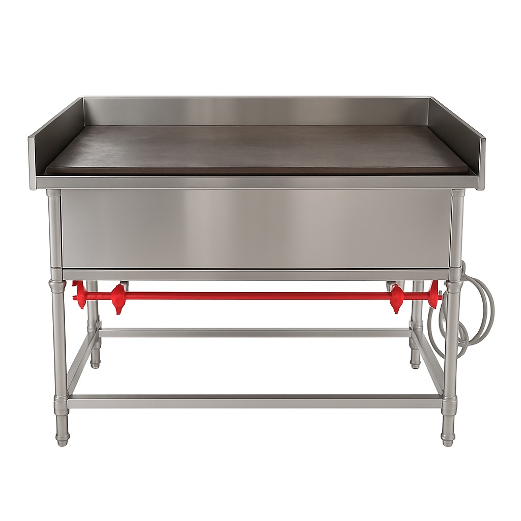 4 Burner Stainless Steel Dosa Plate Stove