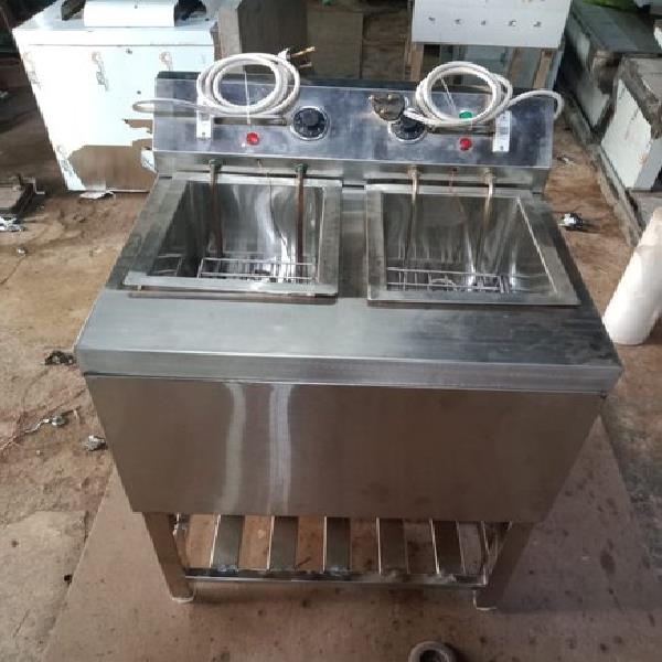 Stainless Steel Dual Deep Fryer Machine