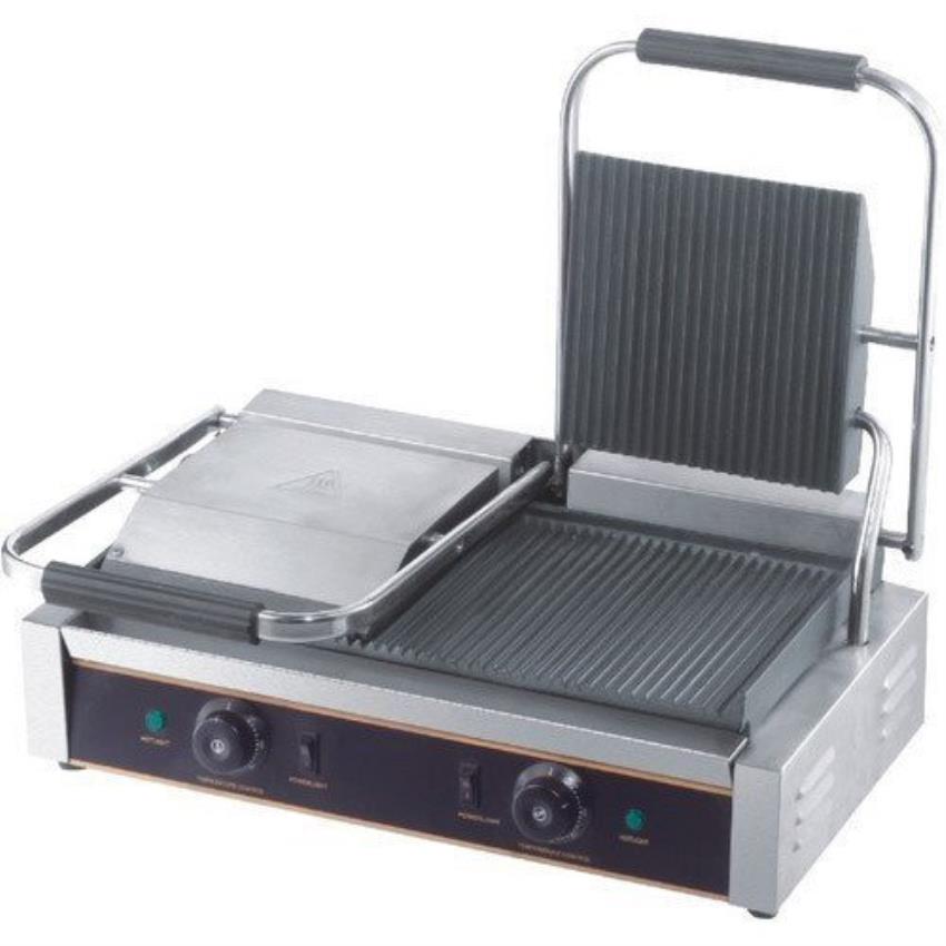 Stainless Steel Double Griller Machine