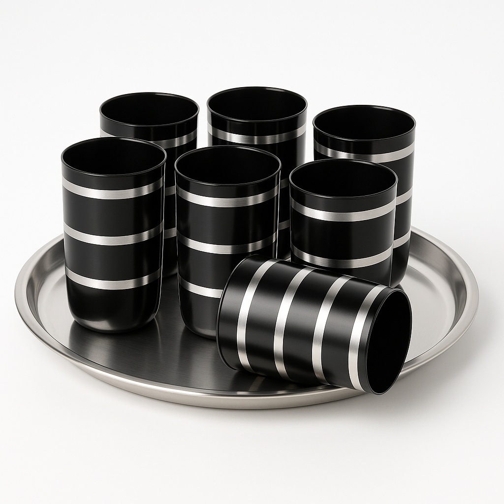 Enamel Lemon Tray Set