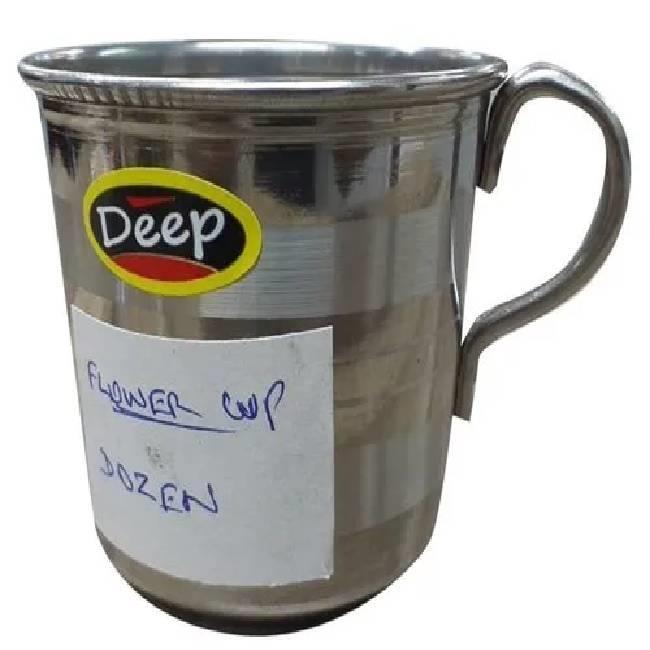 Steel Floral Drinkware