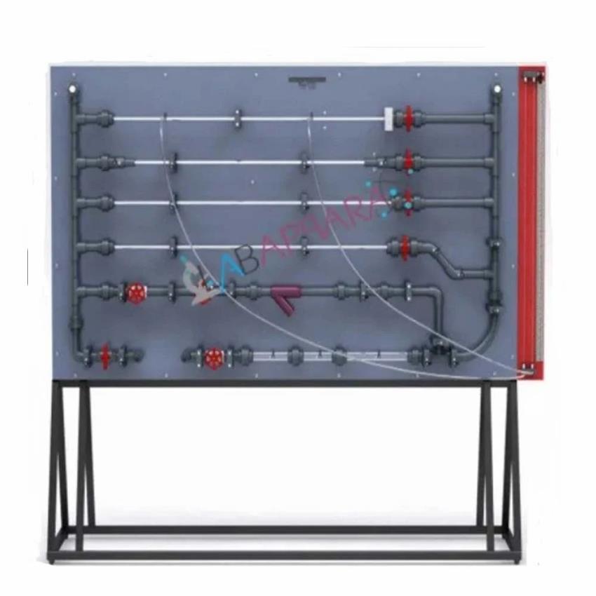 Stainless Steel Fluid Friction Lab Equipment