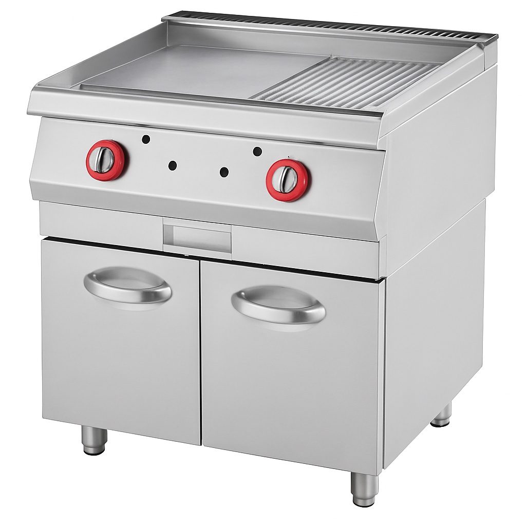 Stainless Steel Griddle with Cabinet