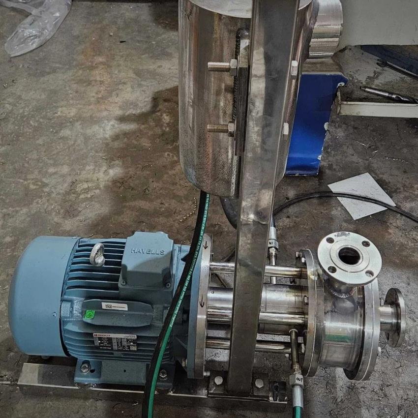 Stainless Steel Hydraulic Lifting Emulsifier Machine