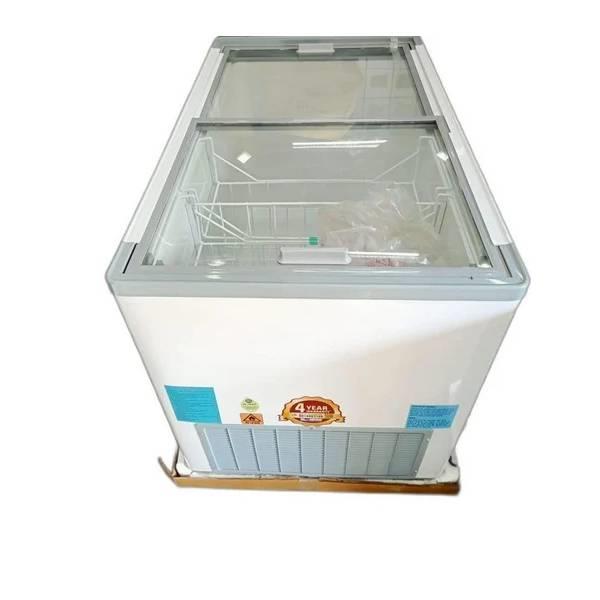 Stainless Horizontal Double Door Freezer