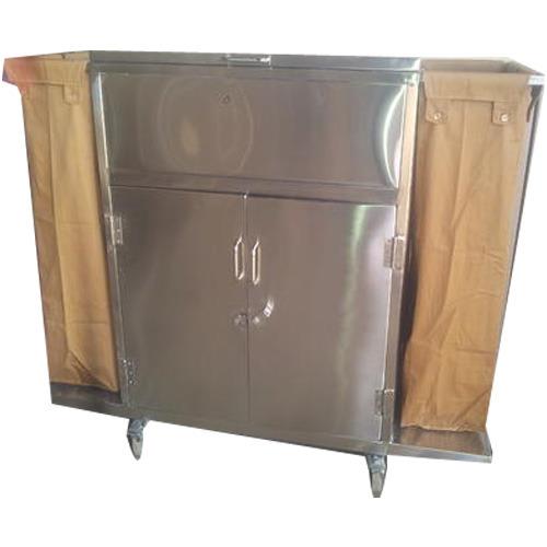 Stainless Steel Hotel Housekeeping Trolley