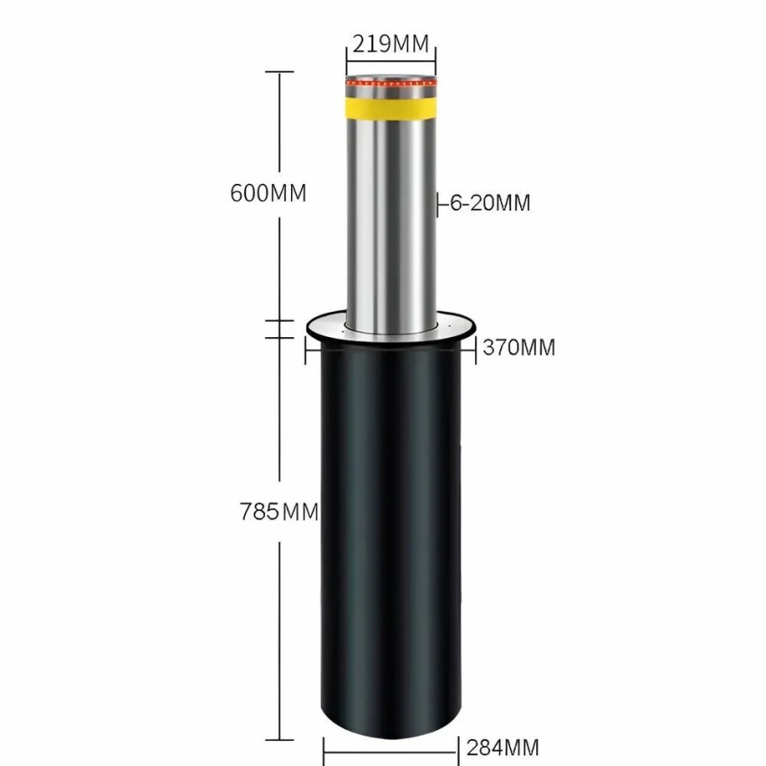 Housys Stainless Steel Hydraulic Bollard Device