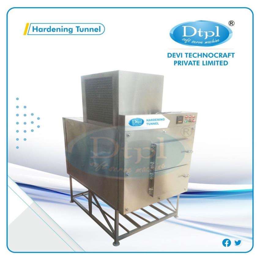 Stainless Steel Ice Cream Bulk Hardening Tunnel