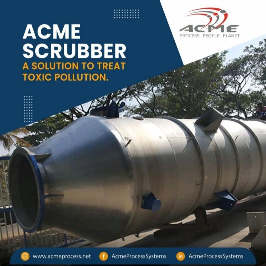 Stainless Steel Industrial Wet Scrubber