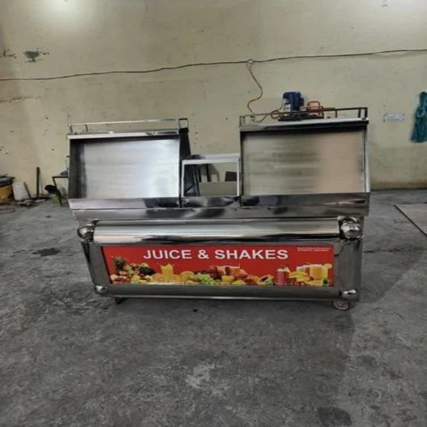 Steel Juice Serving Counter