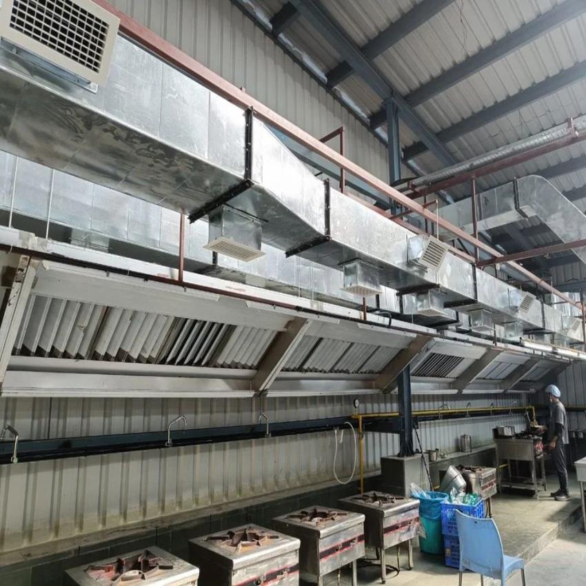 Restaurant Stainless Steel Kitchen Hood