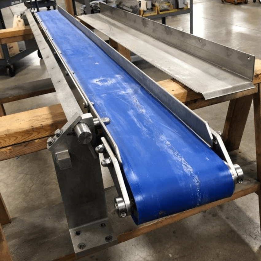 Stainless Steel Belt Conveyor, 50 Kg/Feet Capacity