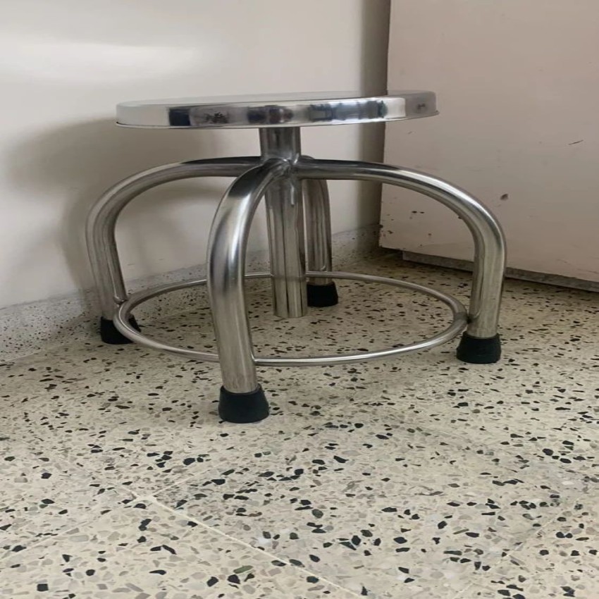 Polished Stainless Steel Doctor Stool