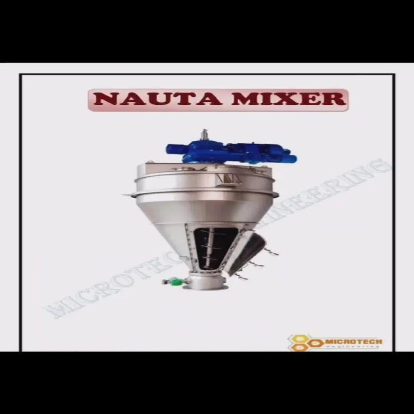 Stainless Steel Nauta Mixer