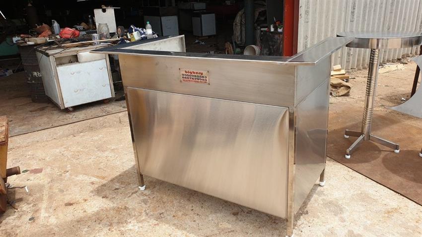 Stainless Steel Hotel Tea Counter