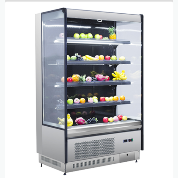 Stainless Steel Open Deck Chiller for Supermarkets