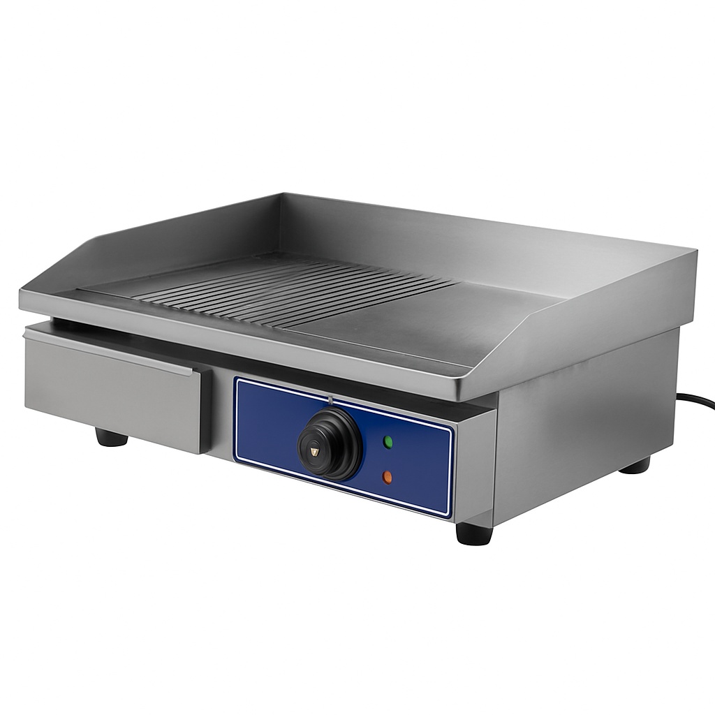 Stainless Steel Half Grooved Grill Machine