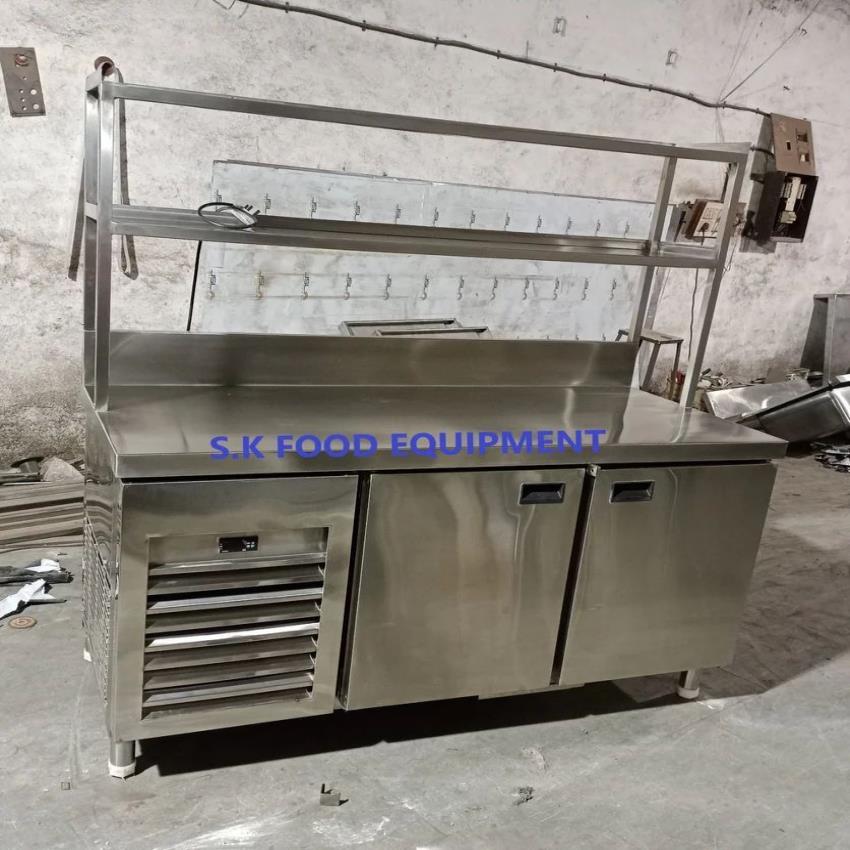 Refrigerated Stainless Steel Pickup Counter