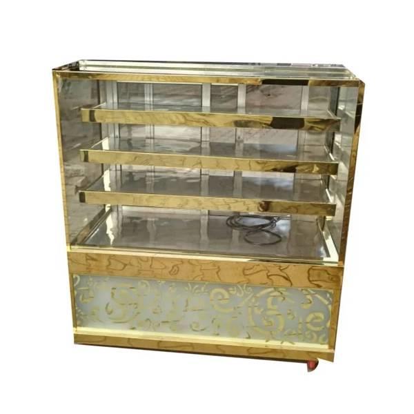 Polished Stainless Steel Display Counter