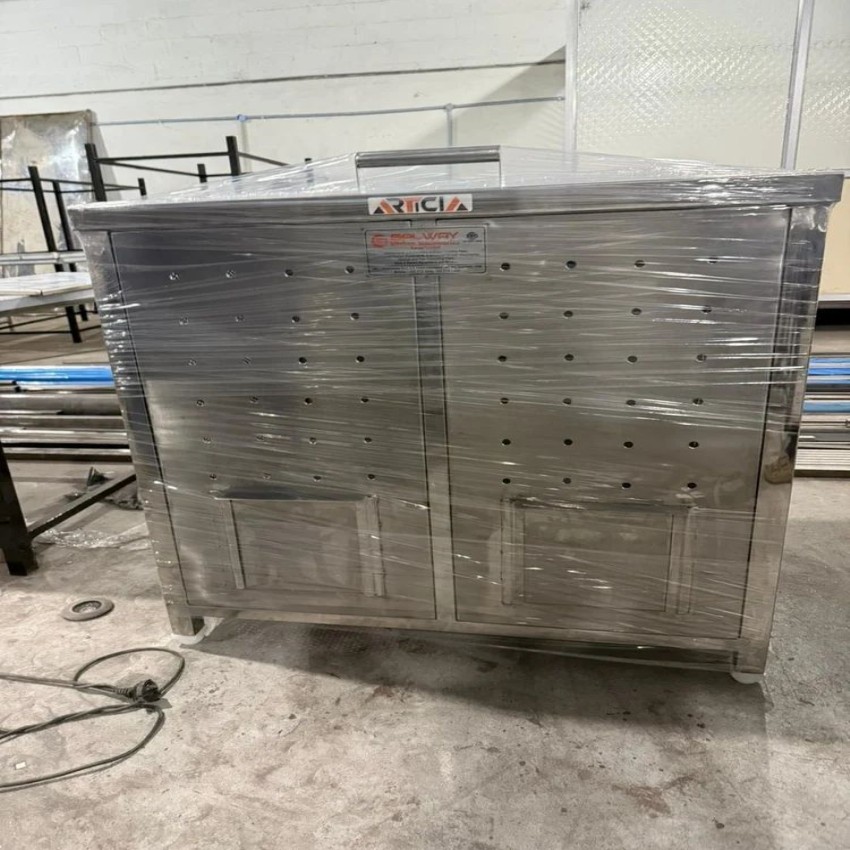 Steel Potato Onion Storage Bin, 4x2 Ft