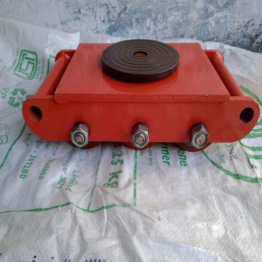 Stainless Steel Red Industrial Skates