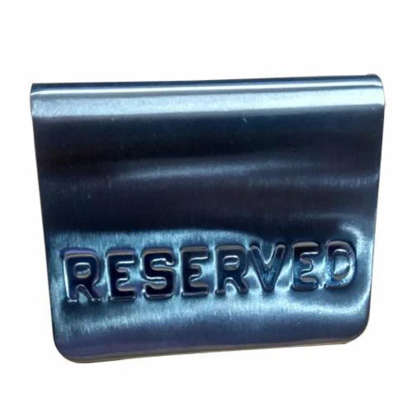 Steel Reserved Markers