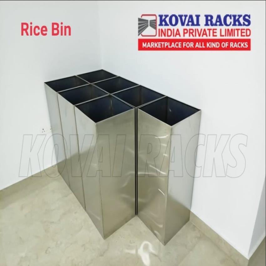 Stainless Steel Rice Storage Bin