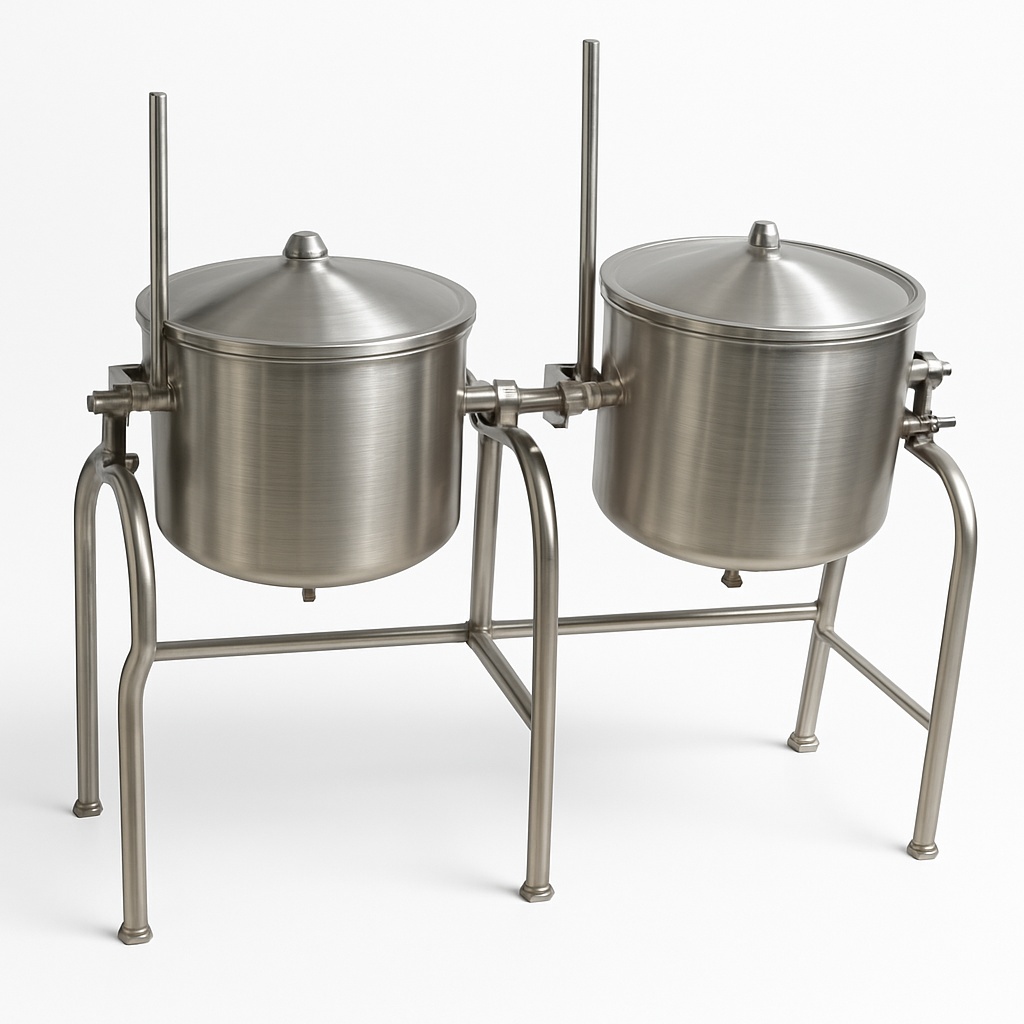 Polished Stainless Steel Food Rice Vessel