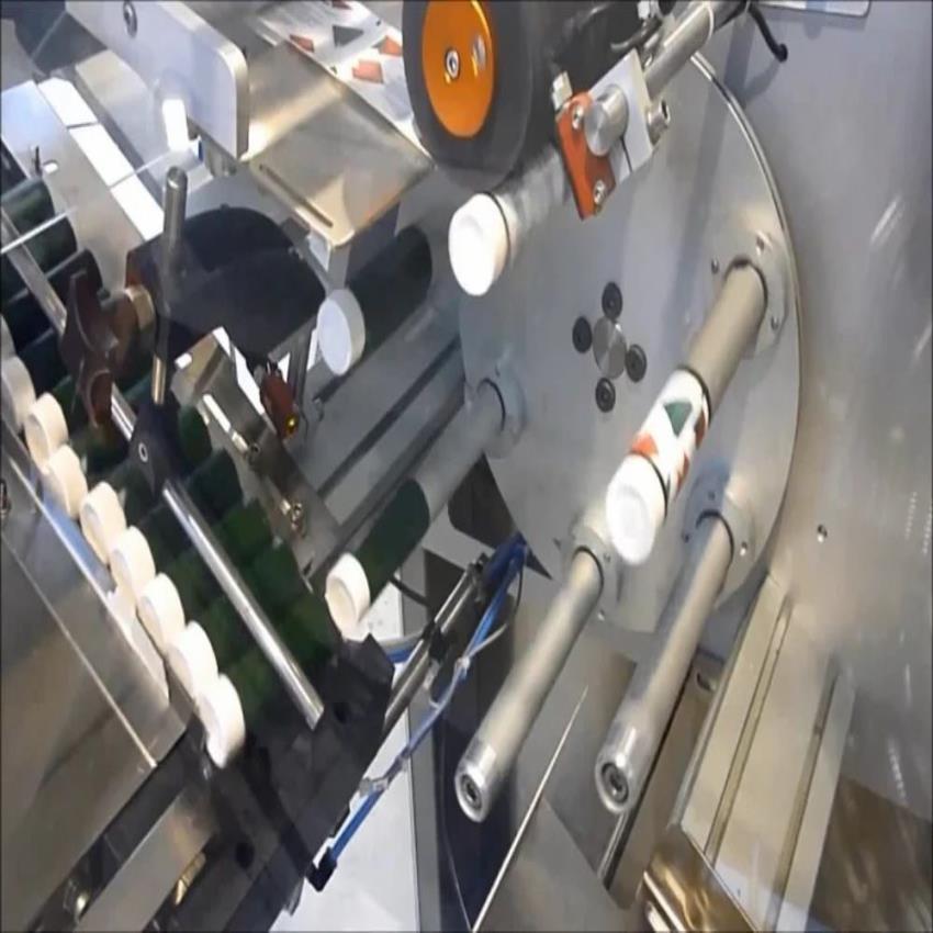 Stainless Steel Round Label Insertion Machine