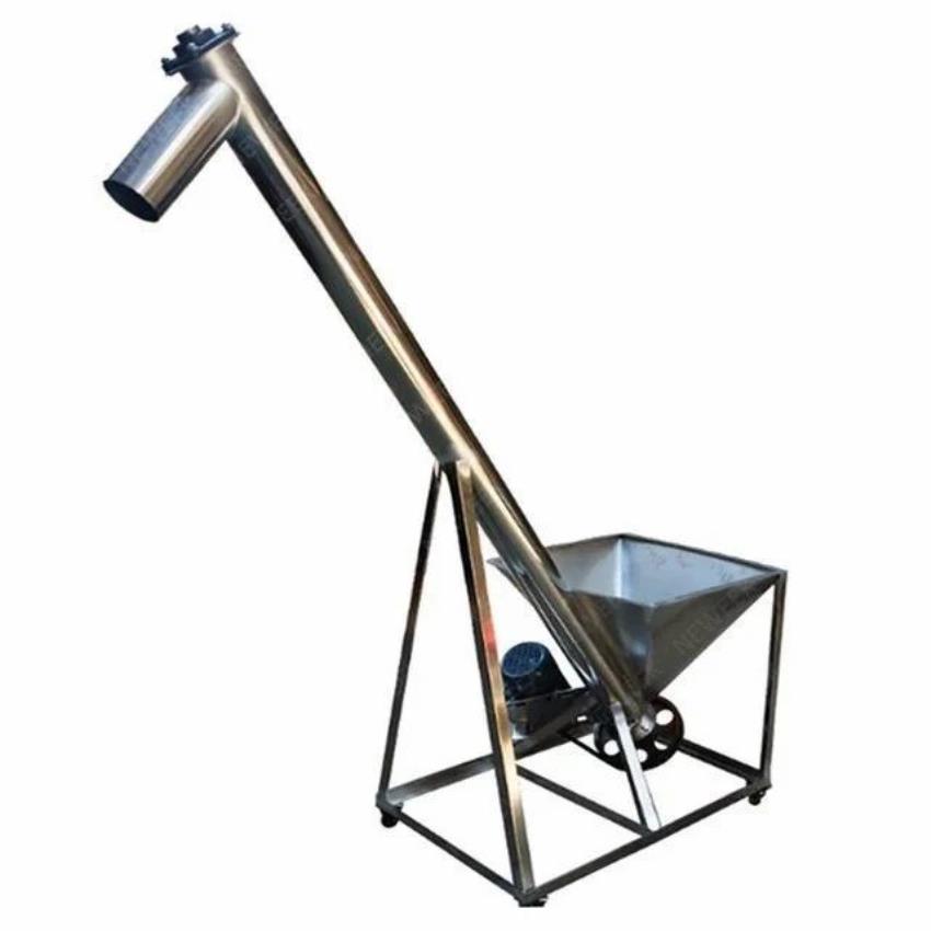 Stainless Steel Screw Conveying Machine, 500 kg/hr Capacity