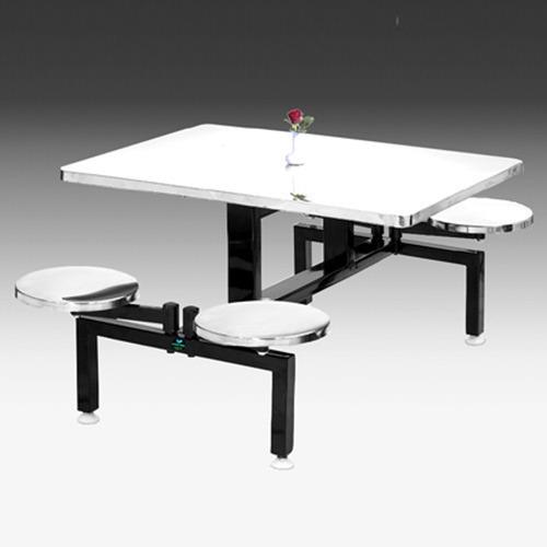 Silver Four Seater Dining Table