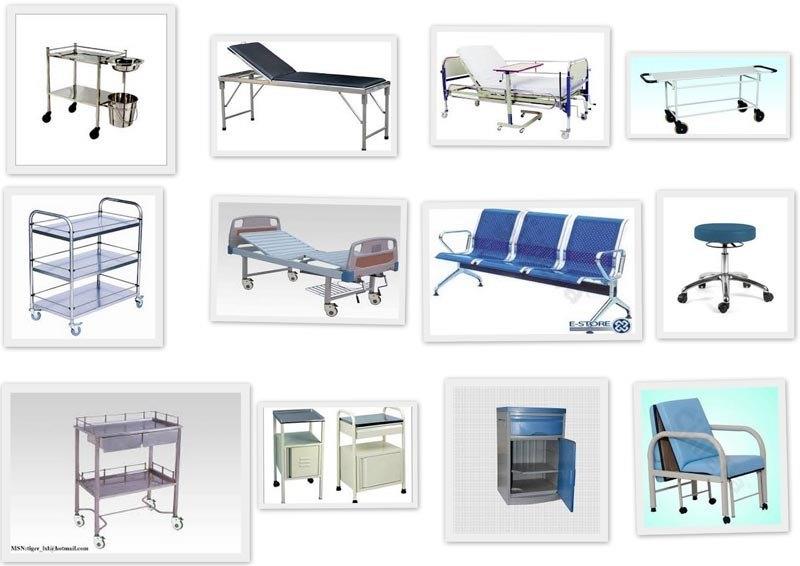 Stainless Steel Hospital Furniture, Polished