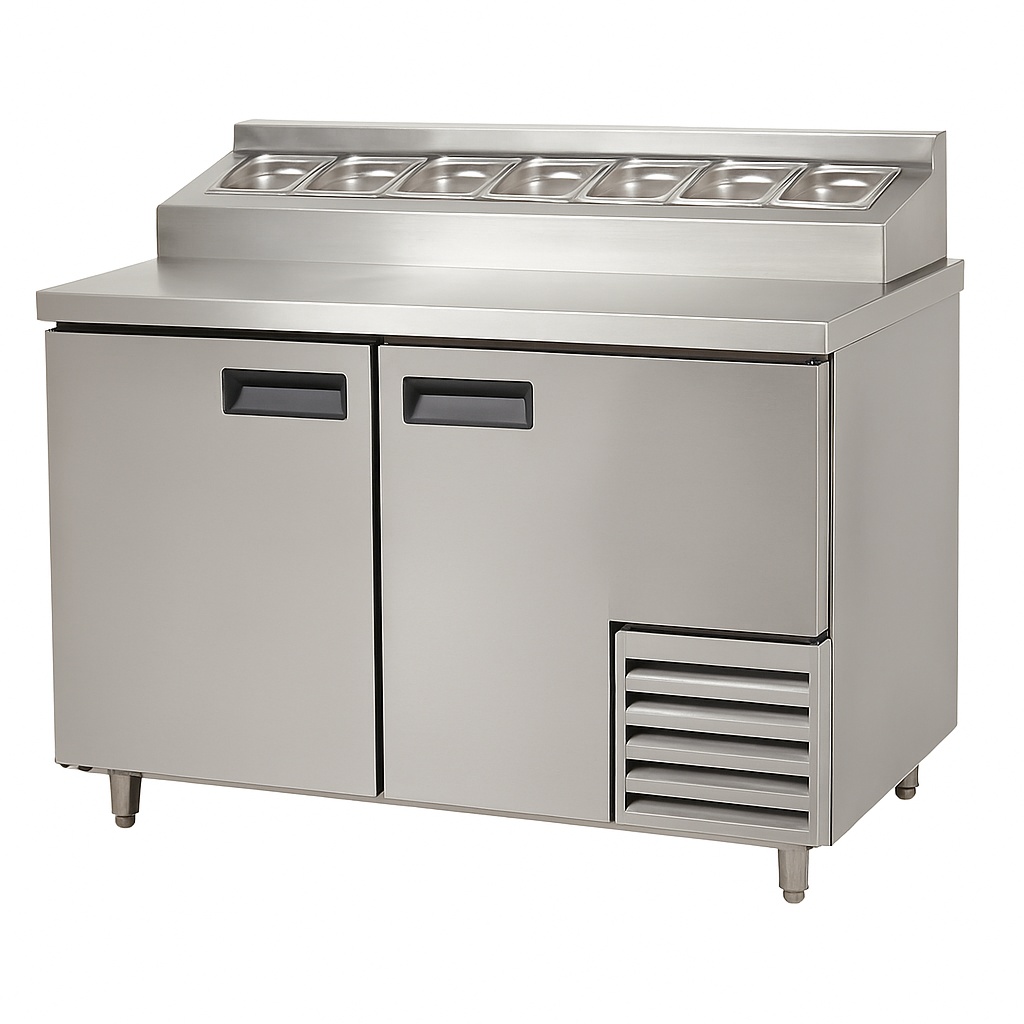 Commercial Sandwich & Pizza Prep Counter