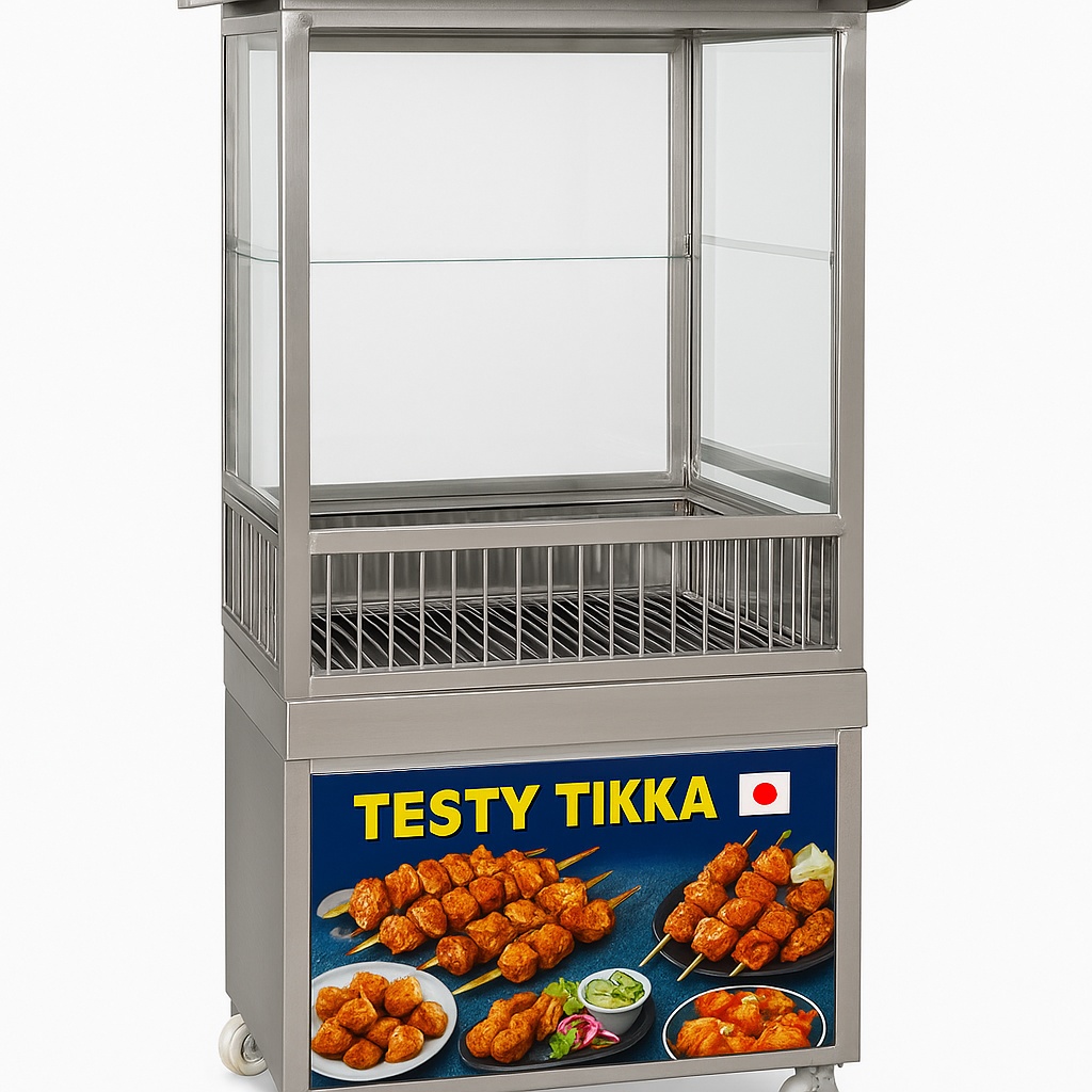 SS Barbeque Counter for Street Food